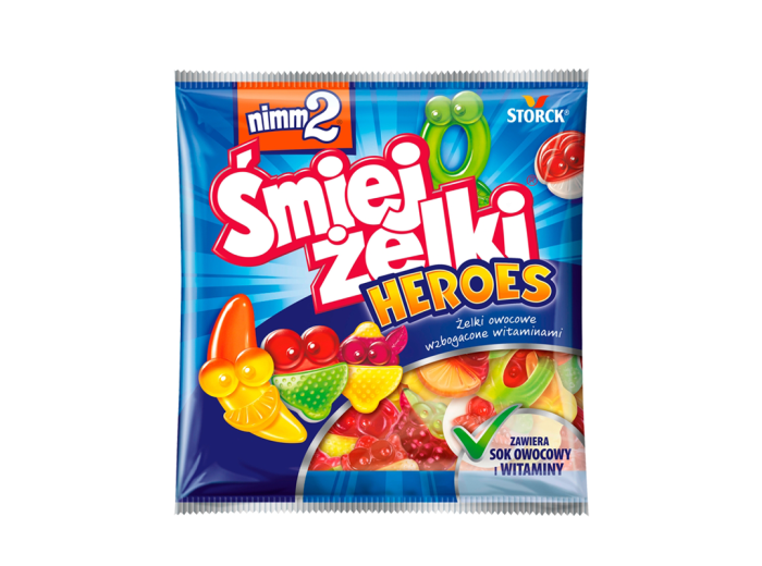 Vingummi Śmiej żelki Heros Nimm2 90g