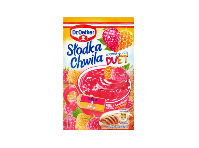 Bringebær-Honning Dessertgelé Dr. Oetker 31.5g