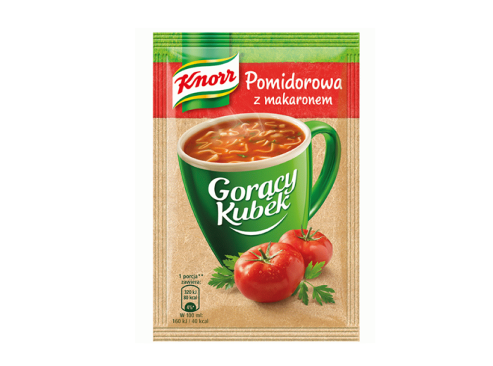 Tomatsuppe med Nudler Hot Cup Knorr 12g