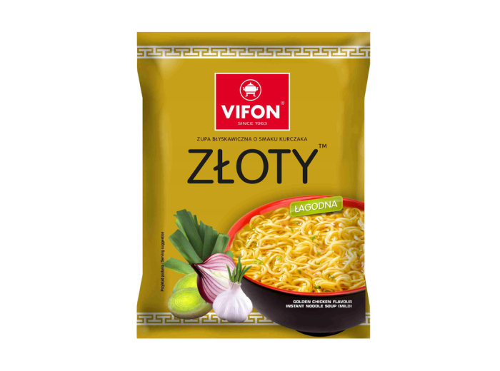 Nudelsuppe med Gyllen Kyllingsmak Vifon