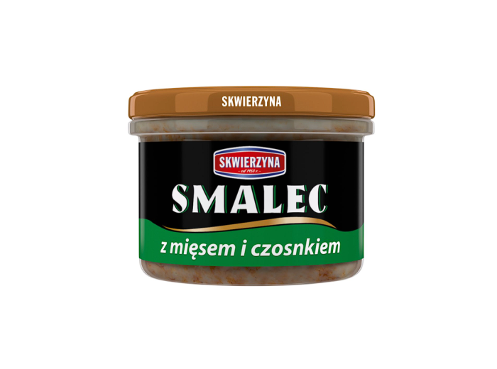 Svinefett med Kjøtt og Hvitløk Skwierzyna 160g