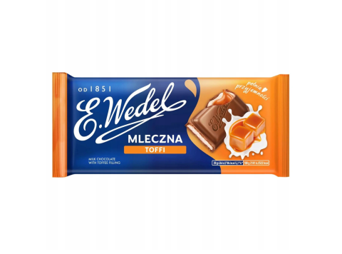 Sjokolade med toffee Wedel 100g