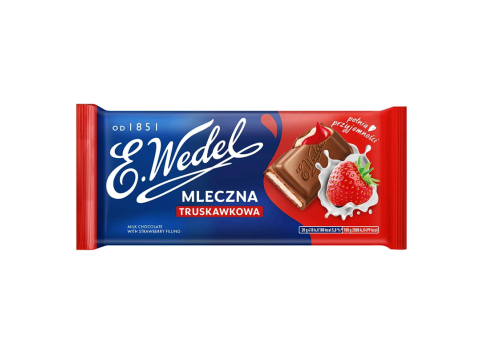 Sjokolade med jordbær Wedel 100g