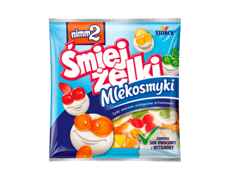 Vingummi Nimm2 Śmiejżelki Mlekosmyki 90g