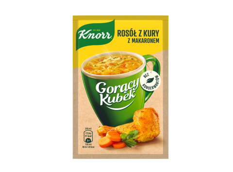 Kyllingbuljong med Nudler Hot Cup Knorr 12g