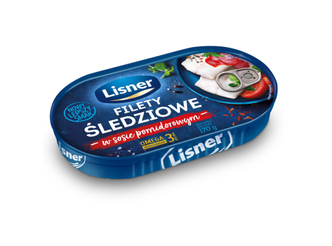 Fileter av Sild i Tomatsaus Lisner 175g
