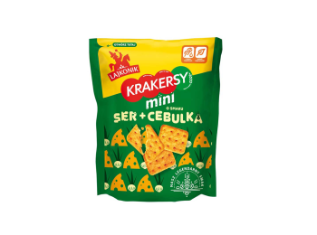 Mini kjeks med ost og løk Lajkonik 100g