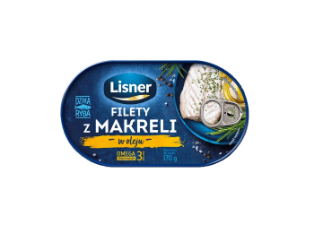 Filety av Makrell i Olje Lisner 170g